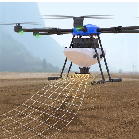 eft  kg spreading system granular spreader sowing fertilizer agriculture uav drone spraying