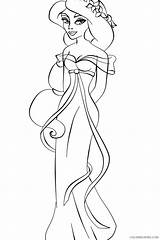 Jasmine Coloring4free Mermaid sketch template