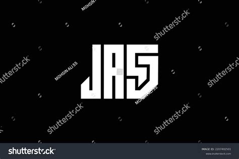 letter jas logo icon design kind stock vector royalty   shutterstock