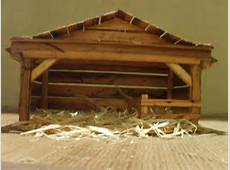 Wooden Creche Nativity Stable by TheMomandPopWoodshop on Etsy
