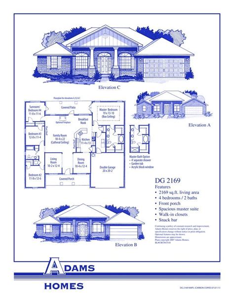 adams homes florida floor plans  home plans design