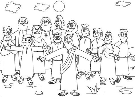 twelve disciples coloring pages images  pinterest bible