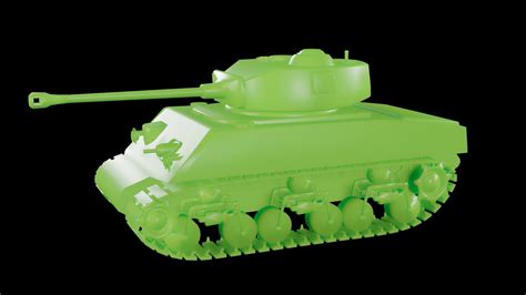 Green Army Man Tank Toy Tank 3d Model 3d Model Cgtrader