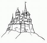 Castle Coloring Pages Frozen Elsa Filminspector sketch template