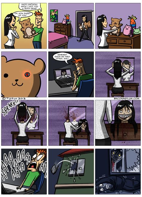 a teddy bear baconasylum bear present girl plan comics funny comics and strips