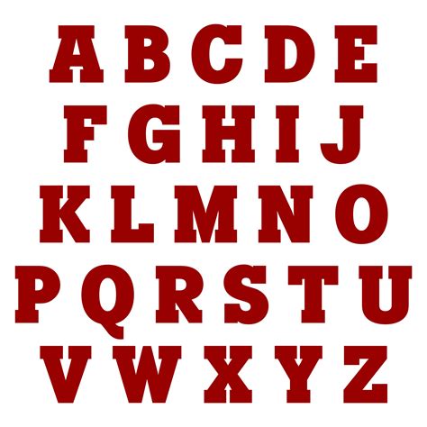 printable alphabet letters banner