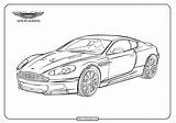 Aston Dbs sketch template