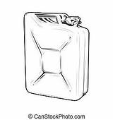 Jerrycan Clip Illustrations Clipart sketch template