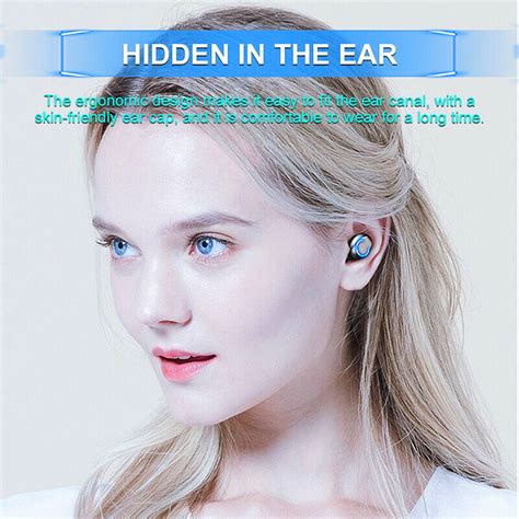 f9 8 tws wireless earbuds bluetooth 5 0 earphone hifi stereo 3500mah