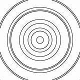 Concentric Circles Pattern Stock Illustration Depositphotos sketch template