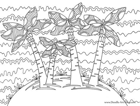 picture beach coloring pages tree coloring page pattern coloring
