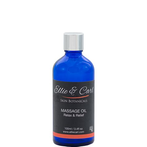 Organic And Natural Skin Care Massage Oil Relax And Relief