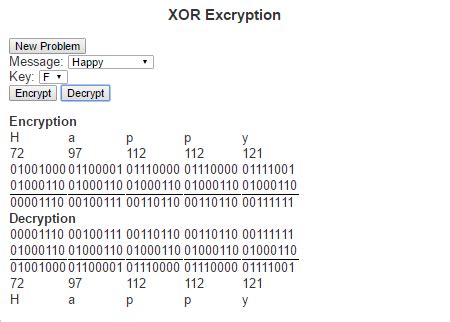 lets learn  xor encryption learninglovercom