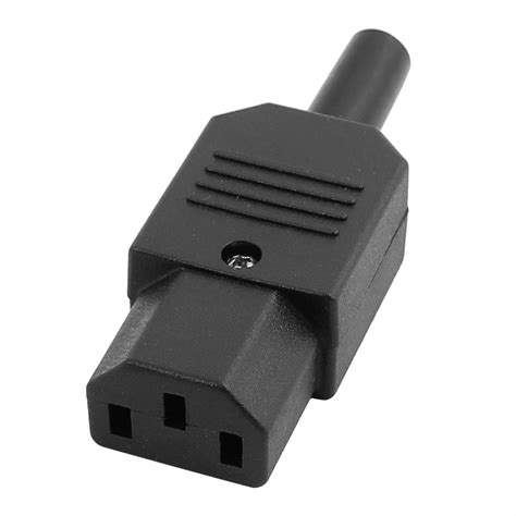 ac  iec type plug  female rewireable inline power socket