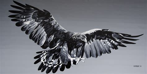 alpha  golden eagle painting  borbay borbay