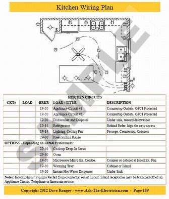 kitchen electrical wiring plan house wiring electrical projects home electrical wiring