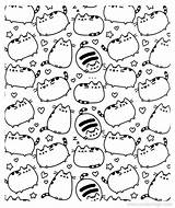 Pusheen Coloring Pages Printable Doodle Cat Book Small Thanksgiving Sheets Cute Print Pokemon Info Color Books Kids Board Xcolorings Printables sketch template