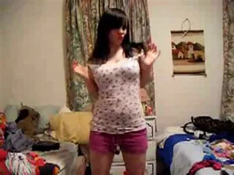 Busty College Girl Stripteasing In Her Bedroom Till She S Nude Xxx