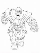 Thanos Coloring Pages Fun Kids sketch template