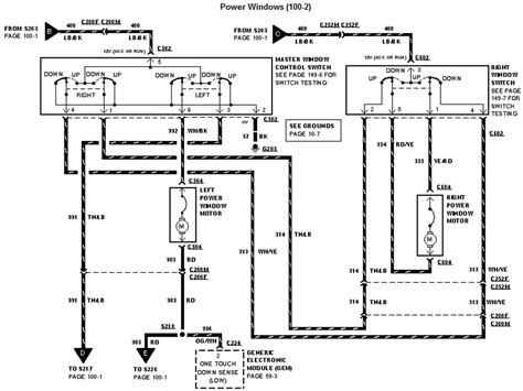 power windows electrical wiring diagram   rx