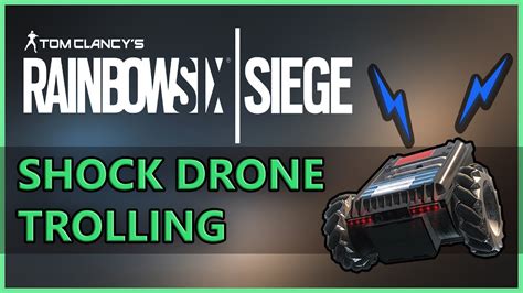 twitch shock drone trolling rainbow  siege funny moments youtube