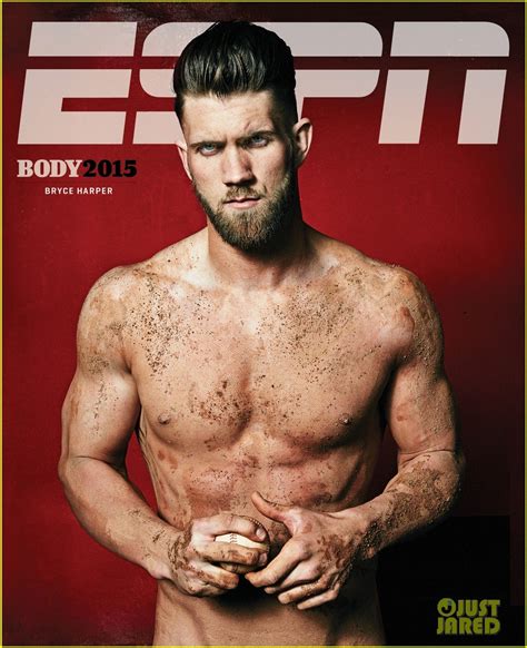 Mlbs Bryce Harper Displays His Naked And Super Fit Body For Espns Body