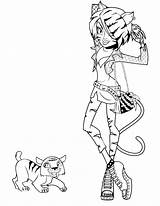 Monster High Coloring Toralei Pages Pets Ausmalbilder Pet Grant Gigi Stripe Bilder Choose Board Printable sketch template