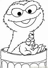 Sesame Street Coloring Pages Printable Kids Colouring Oscar Book Elmo Sheets Birthday Color Printables Books Cartoon Grouch Online Monster Search sketch template