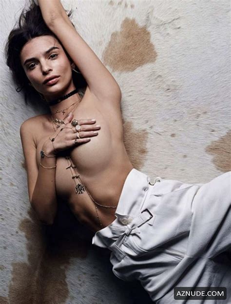 Emily Ratajkowski Sexy And Topless From Becool Magazine