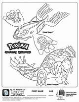 Coloring Pokemon Pages Mcdonalds Kyogre Primal Logo Groudon Mcdonald Ronald Printable Meal Happy House Bear Build Drawing Sheets Getdrawings Getcolorings sketch template