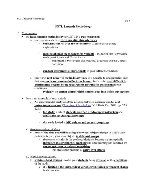 experimental research methodology examples  methodology section