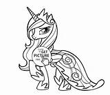 Coloring Pages Princess Pony Little Luna Celestia Color Getcolorings Girls Wuppsy Getdrawings sketch template