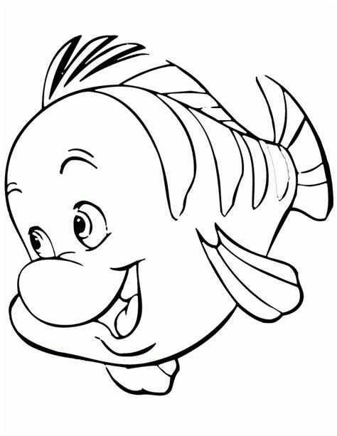 flounder coloring page coloring home