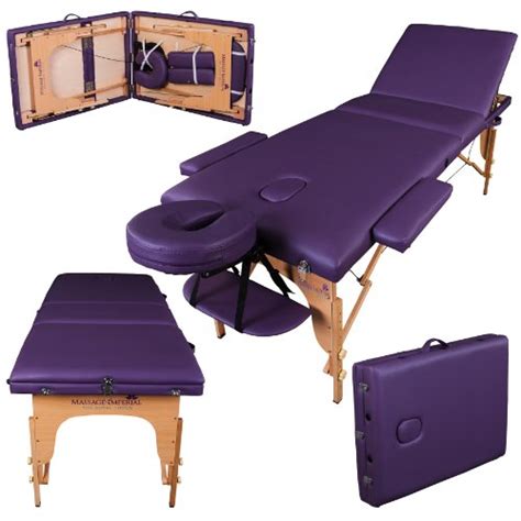 massage imperial® deluxe lightweight purple 3 section