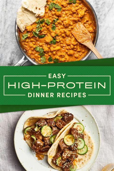 easy dinners   pack  ton  protein protein dinner recipes