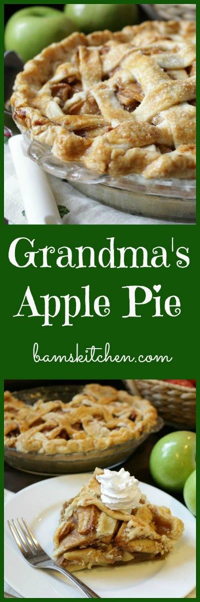 Grandma S Apple Pie Recipe Grandmas Apple Pie Apple Pie Sweet N Spicy