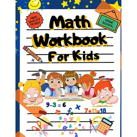 math workbook  kids addition subtraction workbook paperback