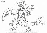 Garchomp Pokemon Coloring Pages Drawing Draw Mega Step Printable Tutorials Getdrawings Getcolorings Drawingtutorials101 Print Color Visit Deoxys sketch template