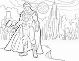 Coloring Avengers Thor Infinity Asda Drucken Kostenlosen Besten Niemand Hammer Fähigkeiten Schwersten Einsetzen Mytopkid sketch template