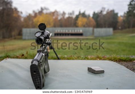 shooting sniper rifle range stock photo  shutterstock