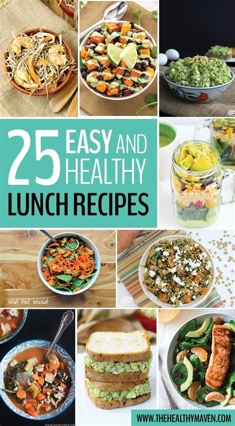 easy  healthy lunch recipes
