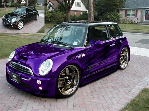 pin  lucia ferrer   purple passion purple car mini cooper