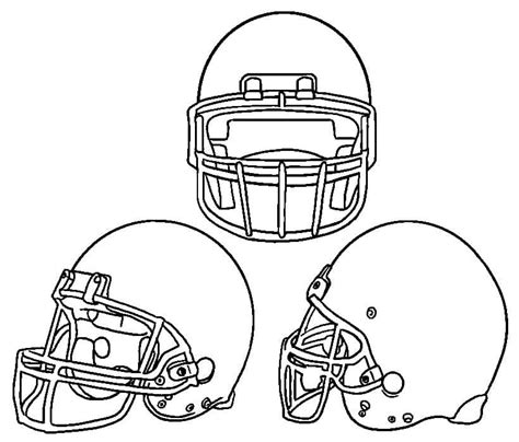 football helmets coloring page  print  color