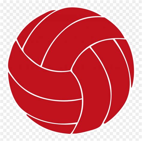 red volleyball clipart prototyperaptor drive hard png   pinclipart
