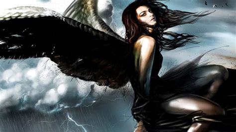 Dark Fantasy Angel Facebook Timeline Cover Photo Картины с ангелом