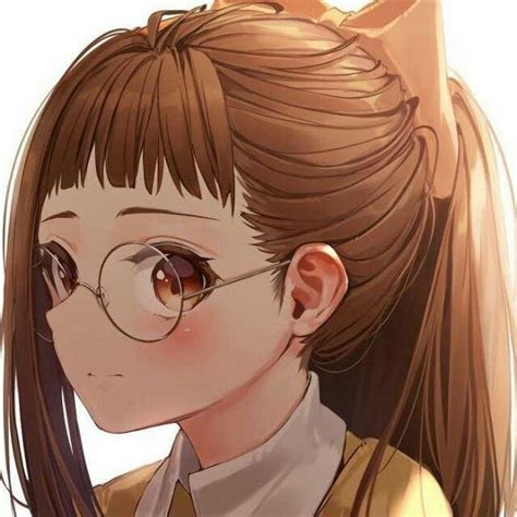 beautiful girl with glasses ~♡♡ girl glasses anime cute anime