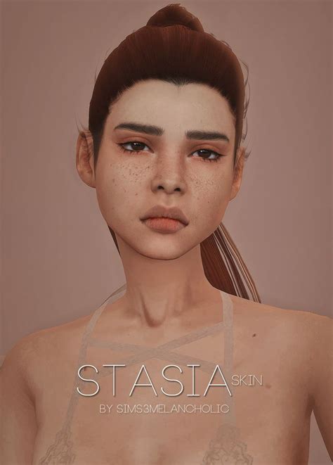 simsmelancholic  sims  skin sims  cc skin sims hair