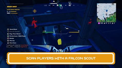 scan players   falcon scout oathbound quests fortnite chapter  youtube