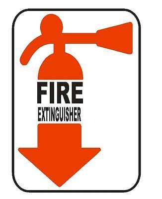 fire extinguisher sticker safety decal label  ebay