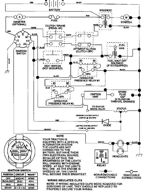 wiring diagram  craftsman lt